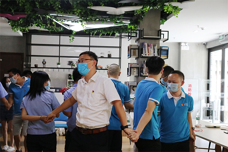 管理情緒，釋放壓力 ——航城街道“機關-社區-兩新”黨建結對共建活動